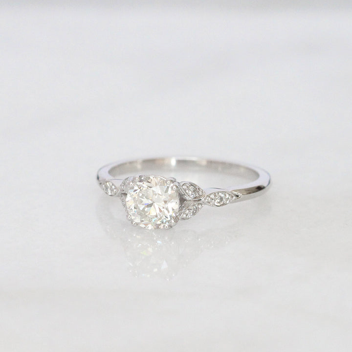 Vintage 0.70 Carat Old European Cut Diamond Solitaire