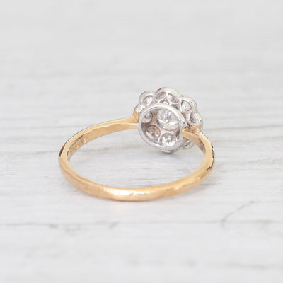 Vintage 0.60 Carat Diamond Daisy Cluster Ring