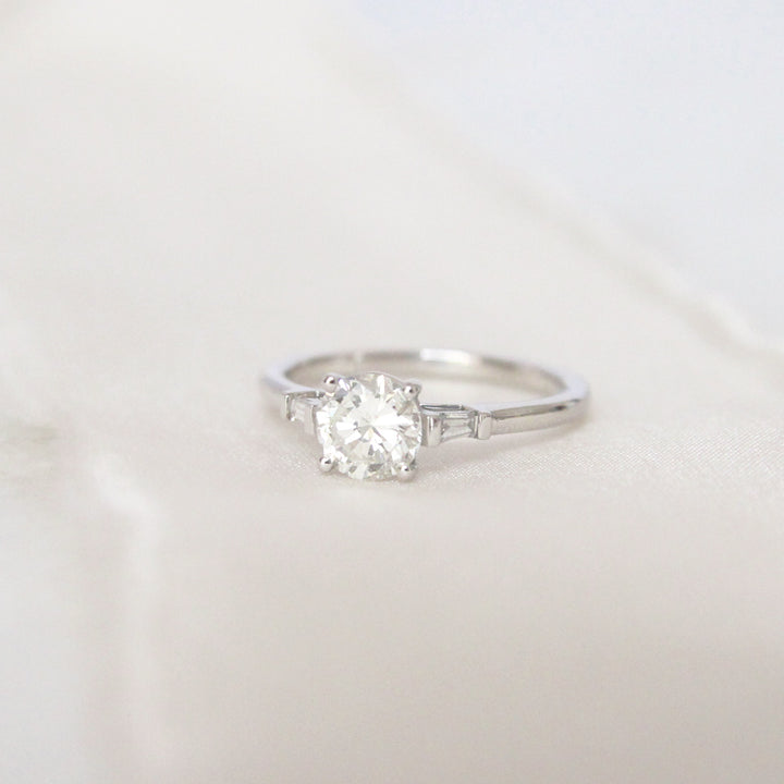 The Eliza Engagement Ring - 0.82 Carat Brilliant Cut Diamond
