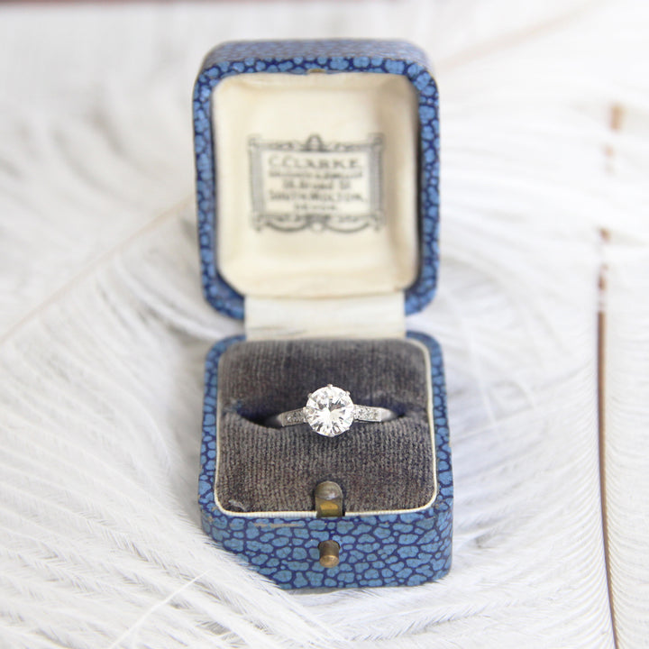 Vintage 1.19 Carat Brilliant Cut Diamond Solitaire