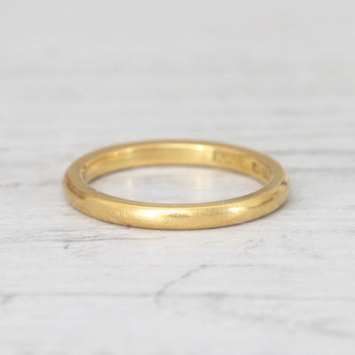 Vintage 22ct Gold Wedding Band