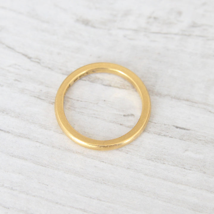 Vintage 22ct Gold Wedding Band