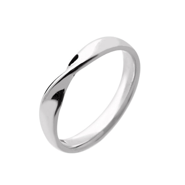 CANDY TWIST DIAMONDS SET IN PLATINUM HALF ETERNITY RING - Julian Stephens